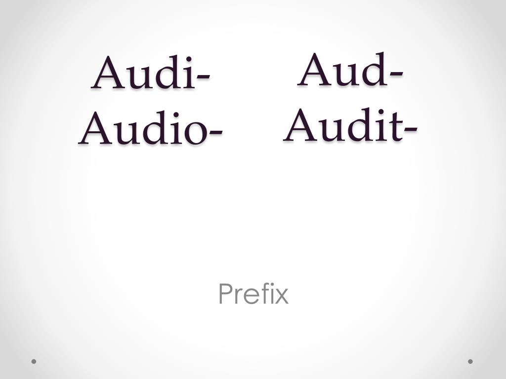 PPT - Audi- Audio- PowerPoint Presentation, free download - ID:2850477