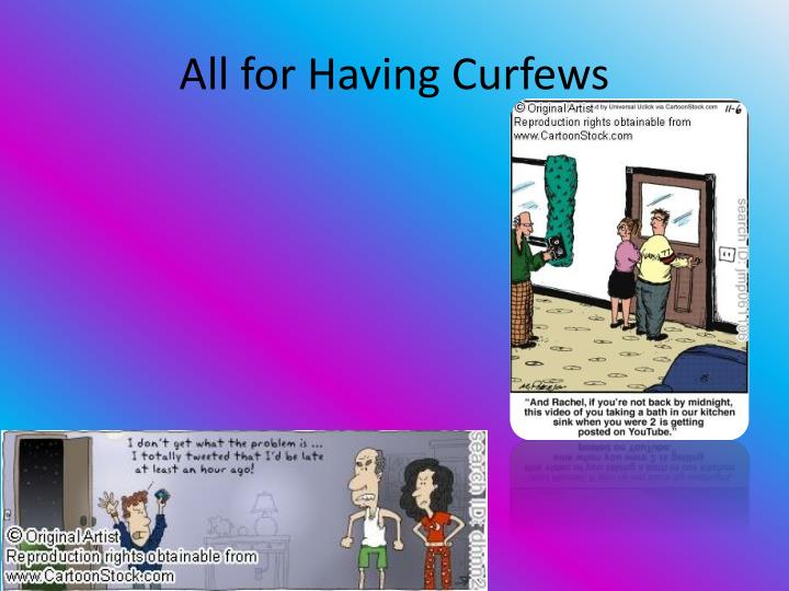 PPT Should Teens Have Curfews ? PowerPoint Presentation ID2850568