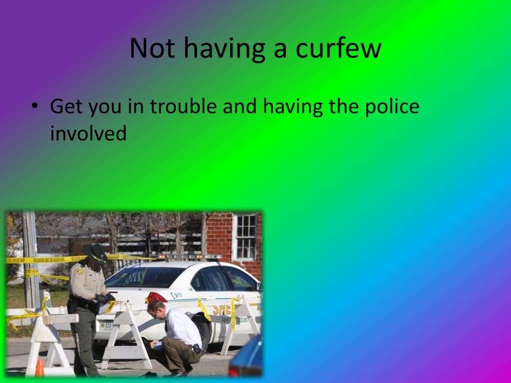 Do curfews keep kids out of trouble essay