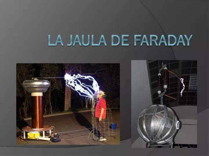 PPT - La jaula de Faraday PowerPoint Presentation, free download -  ID:2851678