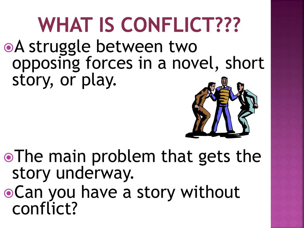 what does conflict mean in an essay