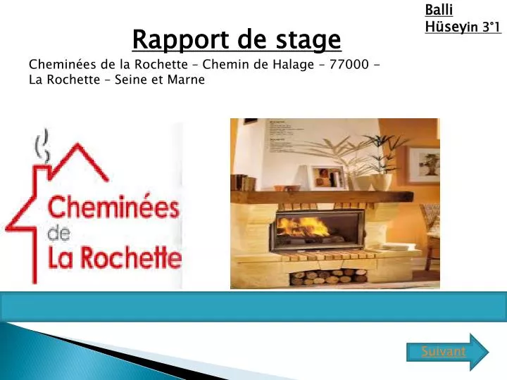 Ppt Rapport De Stage Powerpoint Presentation Free Download Id 2852297