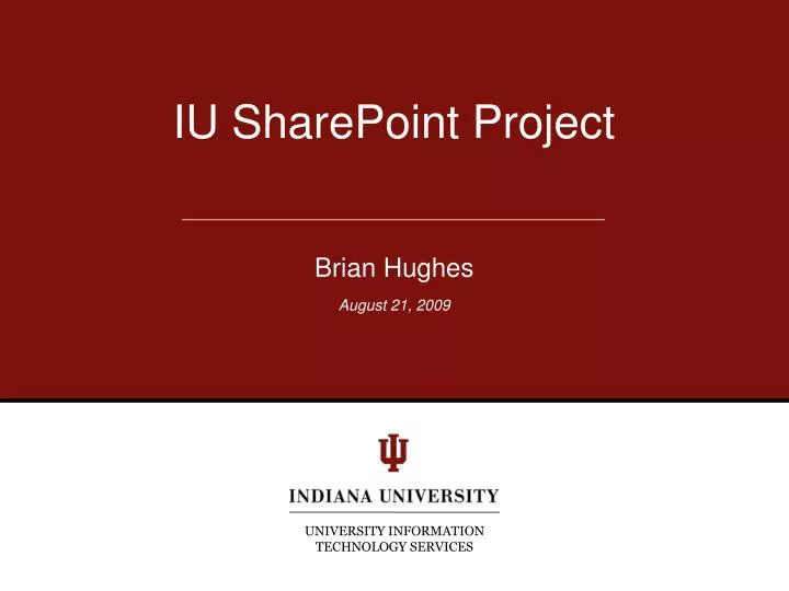 Iu Powerpoint Template Iu Powerpoint Template