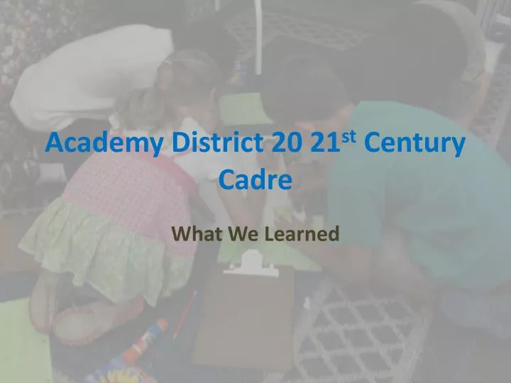 academy district 20