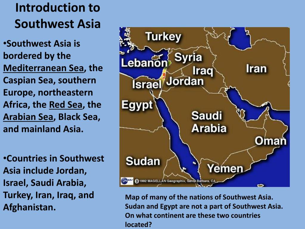 PPT Physical Geography of SW Asia PowerPoint Presentation, free download ID2853241