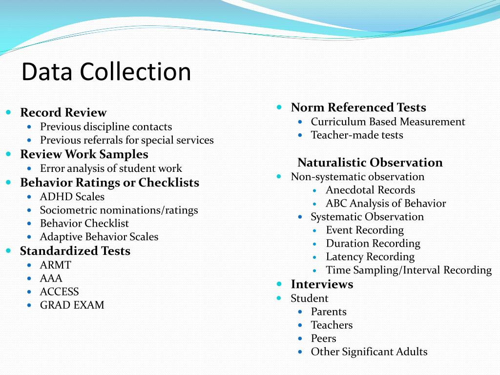 PPT - Data Collection for FBA/BIP PowerPoint Presentation, free ...