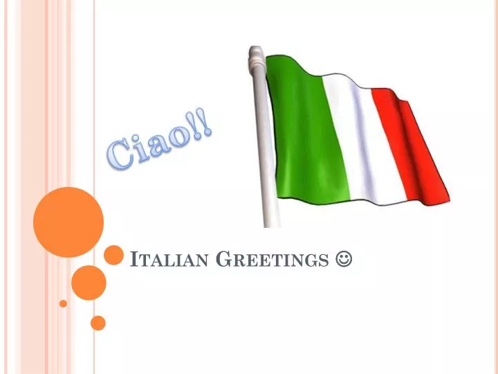 PPT Italian Greetings PowerPoint Presentation Free Download ID 2853862