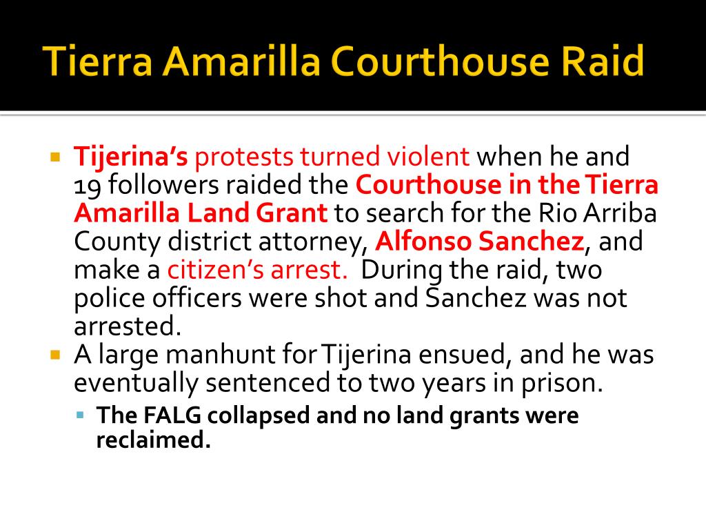 PPT Hispanic Civil Rights and Land Grants in NM PowerPoint