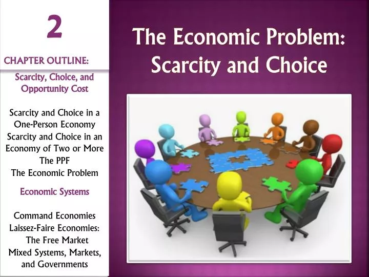 explain how resources can be used to solve the economic problem of scarcity
