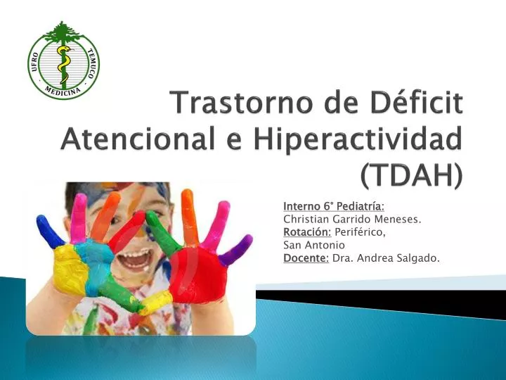 PPT - Trastorno De Déficit Atencional E Hiperactividad (TDAH ...