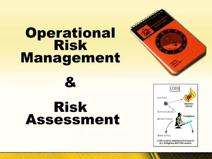 operational risk management presentation ppt