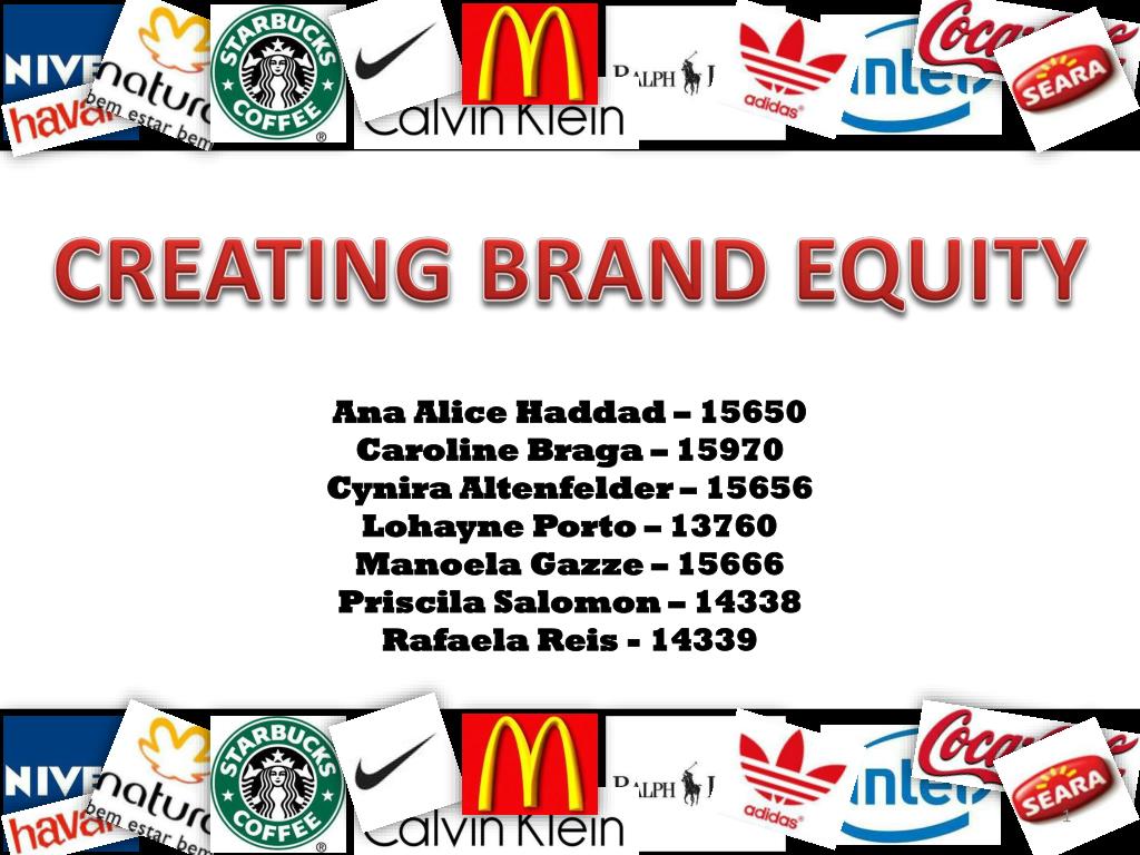 PPT CREATING BRAND EQUITY PowerPoint Presentation, - ID:2854876