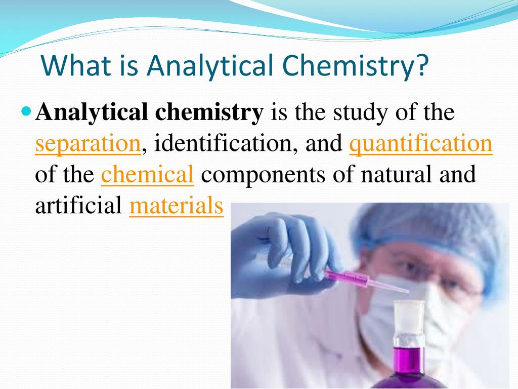 analytical chemistry research project
