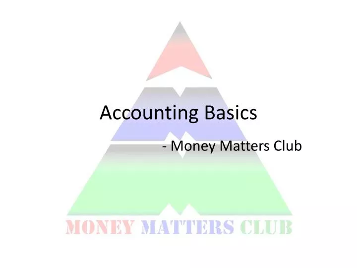 PPT Accounting Basics PowerPoint Presentation, free download ID2855641