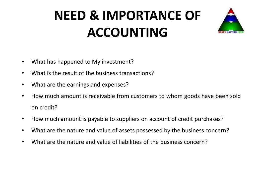 The Importance Of Accountancy
