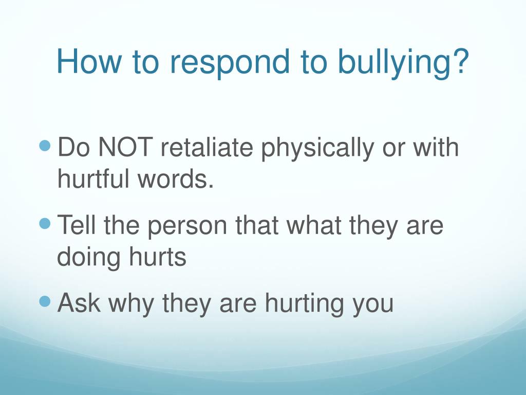 PPT - Bullying Debrief PowerPoint Presentation, free download - ID:2856825