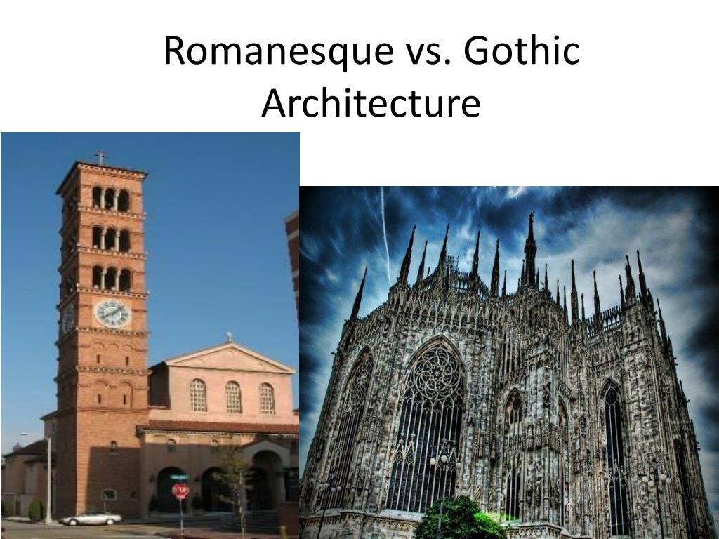 romanesque vs gothic