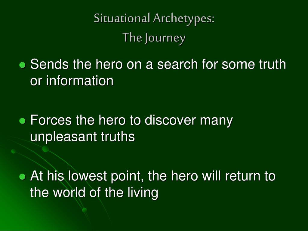 the journey situational archetype