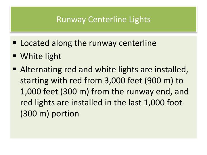 alternating red and white runway lights alternating red and white runway lights