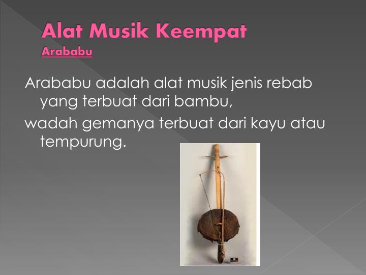 Alat Musik Tradisional Arababu