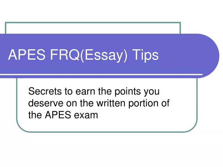 Frq thesis help