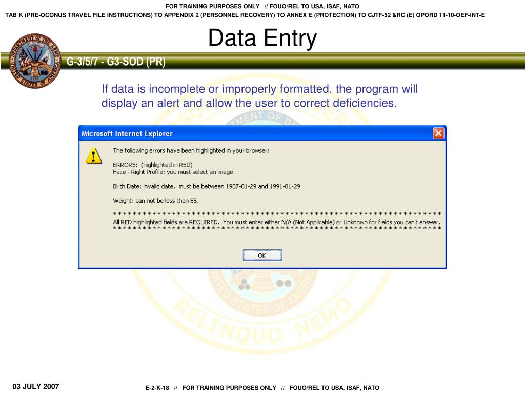 isoprep pre oconus travel file