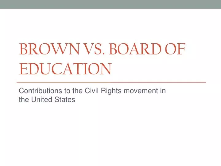 how did brown vs board of education impact education how did brown vs board of education impact education