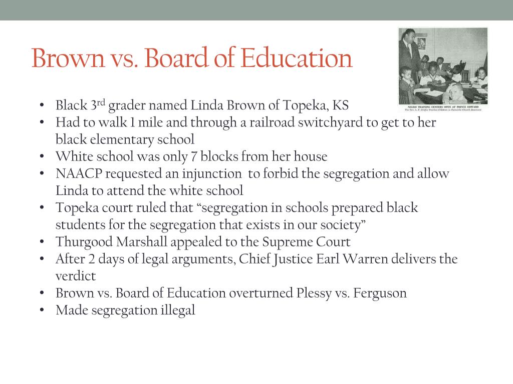 PPT - Brown vs. Board of Education PowerPoint Presentation, free