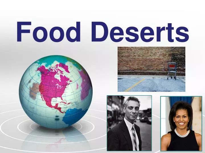 food deserts n.