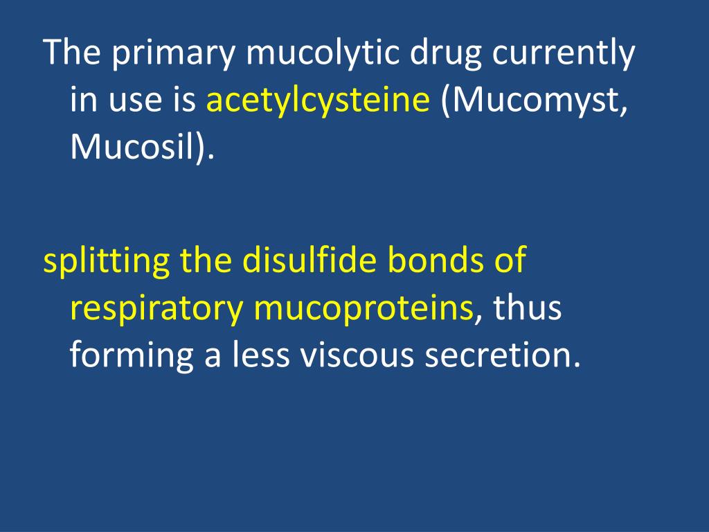 mucomyst antidote mucomyst antidote