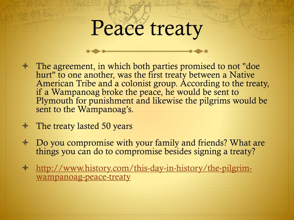 Peace Treaty Template