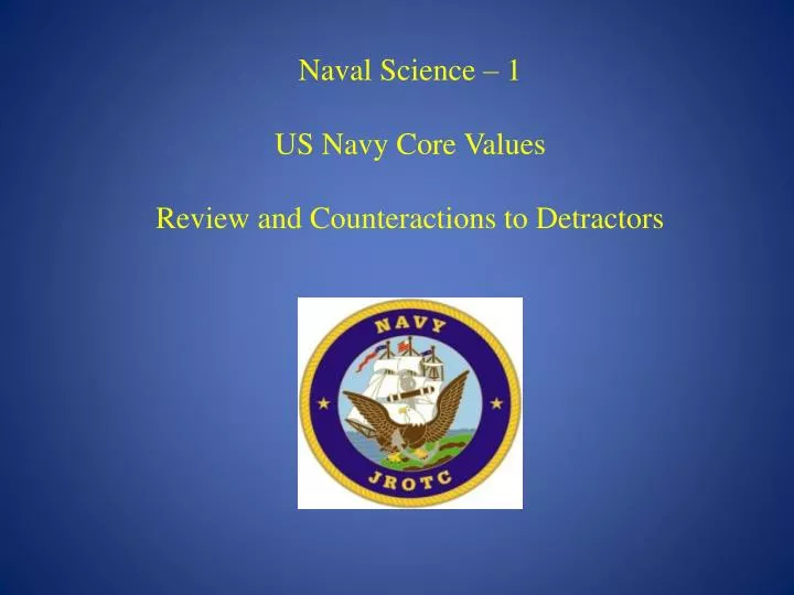 navy core values