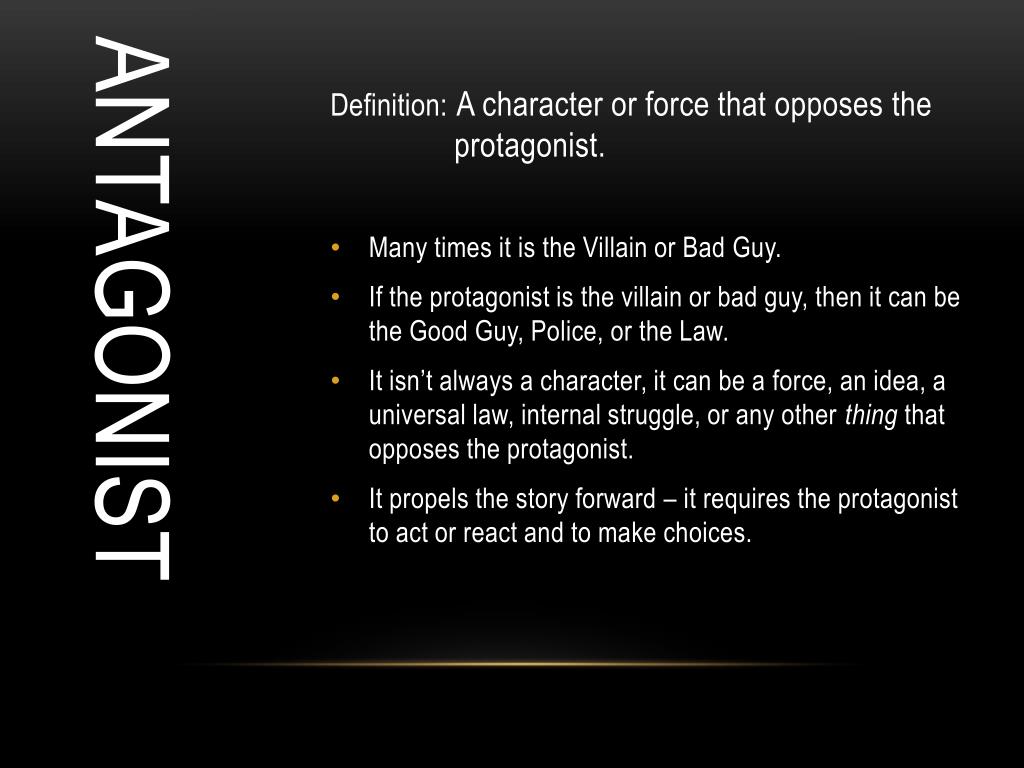 Tuesday Week 3. Objective I can apply the definitions of protagonist and  antagonist. I can write the definition, etymology, synonym and antonym of a  word. - ppt download