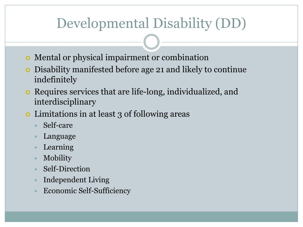 problem solving and developmental disability