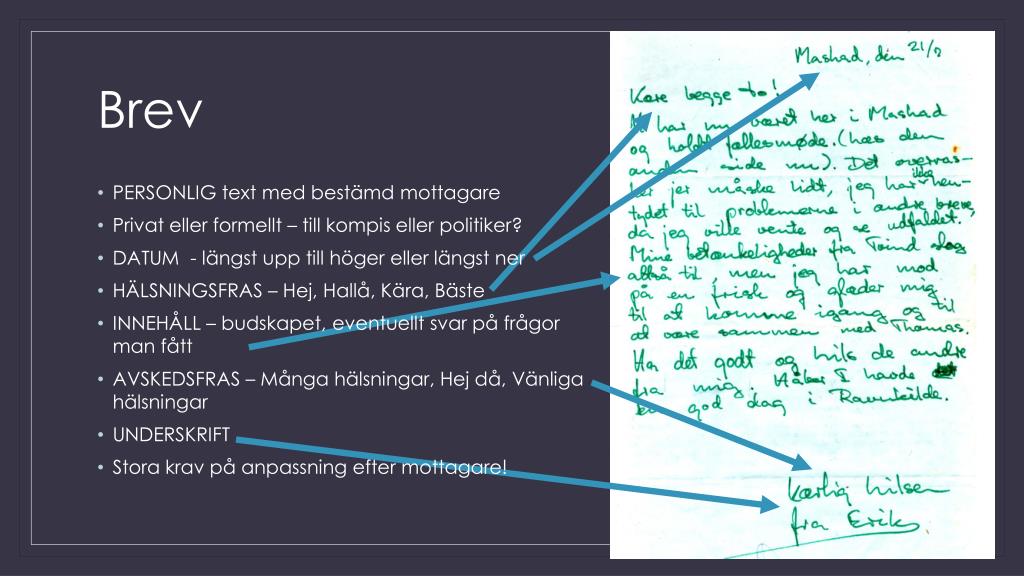 PPT - Referat, recension, brev, insändare PowerPoint Presentation ...