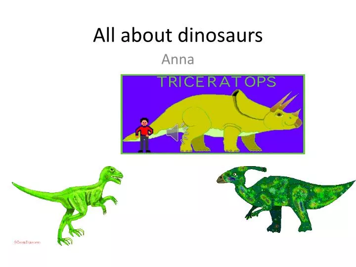 powerpoint about dinosaurs