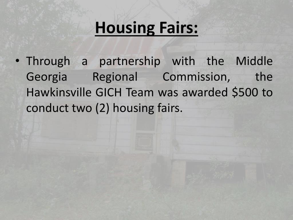 PPT Hawkinsville Initiative for Community Housing PowerPoint