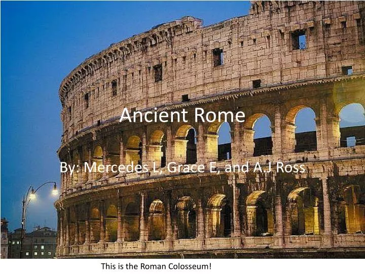 ancient rome presentation