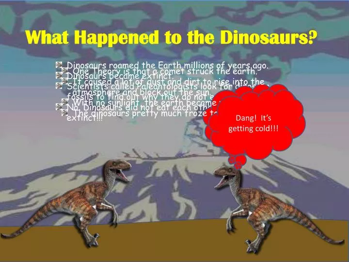 powerpoint about dinosaurs