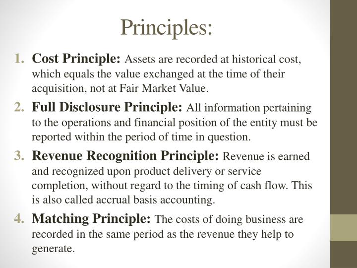 Cost principle - gilitmaps
