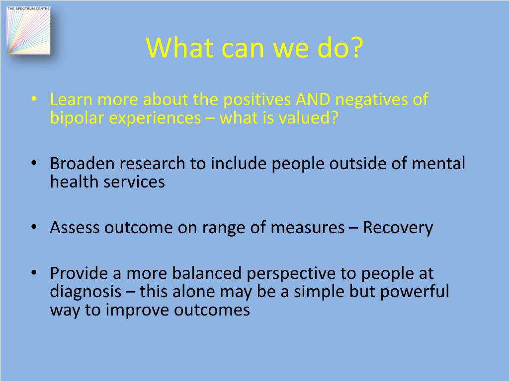 PPT Bipolar Disorder a Balanced Perspective Fiona Lobban EABCT 2013