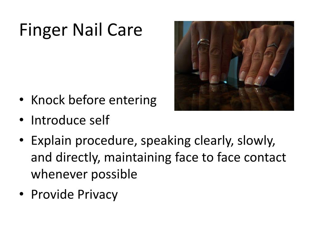 finger nail care l