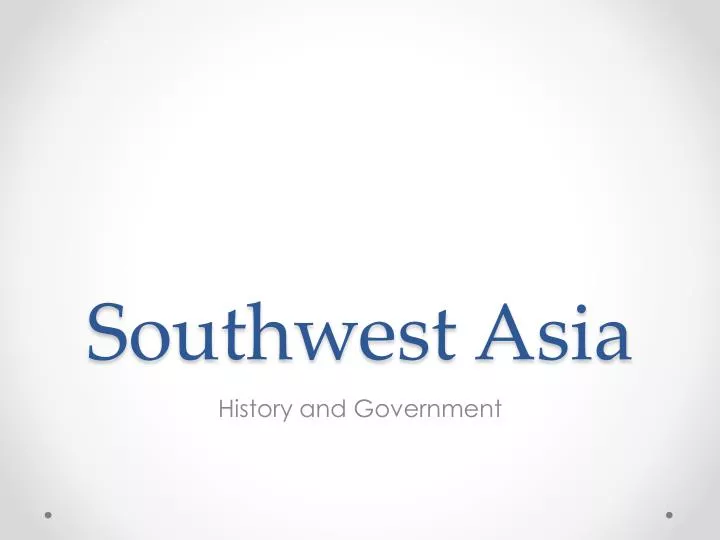 southwest asia n.