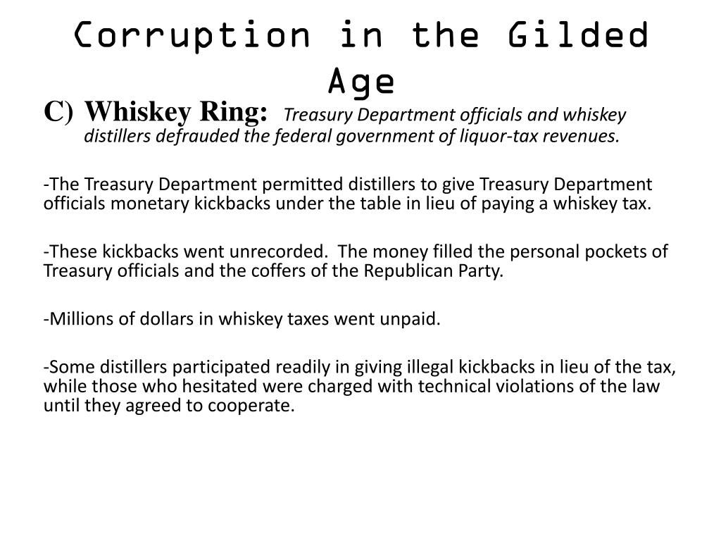 PPT - Corruption In The Gilded Age PowerPoint Presentation, Free ...