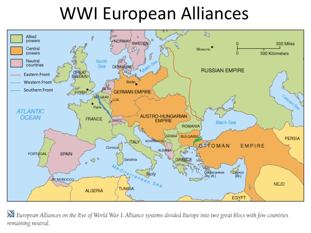 PPT - WWI European Alliances PowerPoint Presentation, free download -  ID:2872287