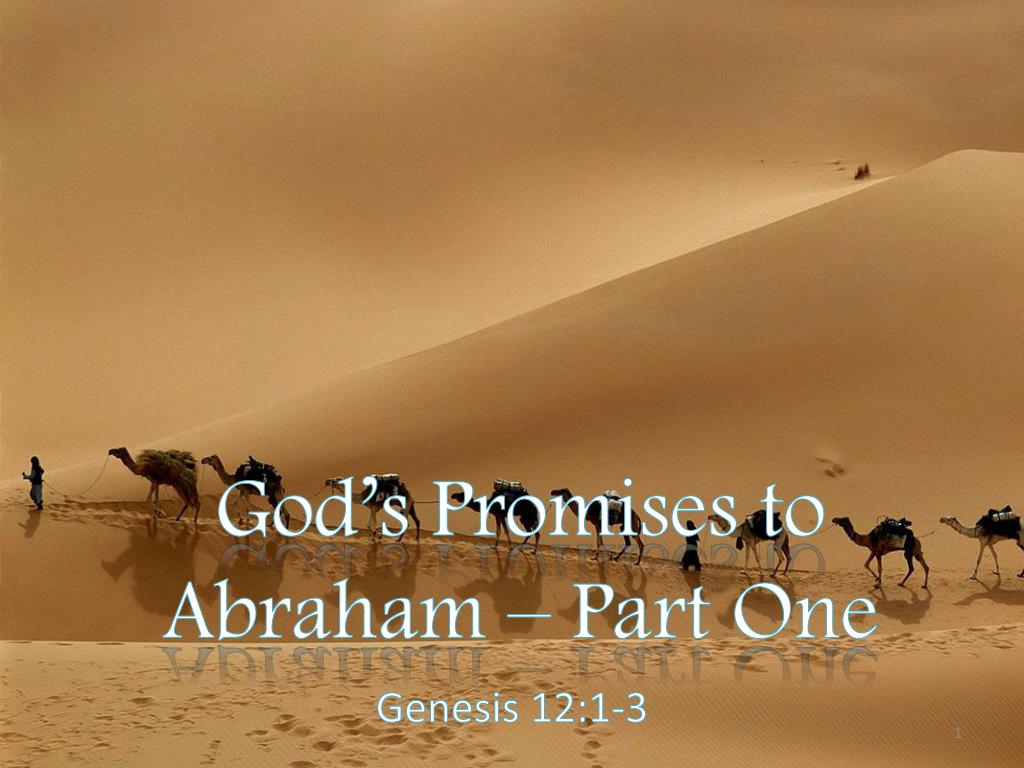 god's 3 promises to abraham