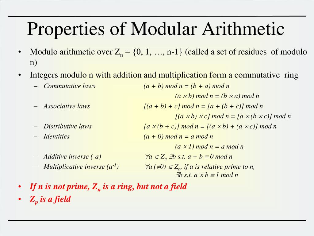 PPT - Lect. 12: Number Theory PowerPoint Presentation, Free Download ...