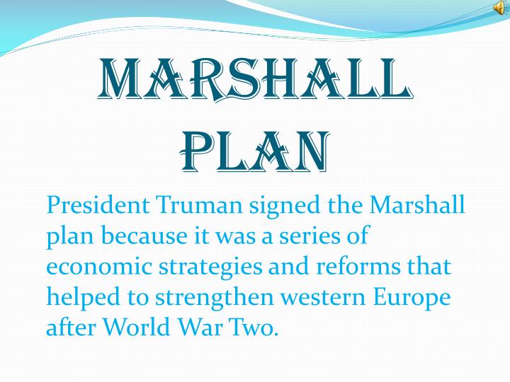an evaluation of the marshall plan 51 american aid to greece: the marshall plan as a model for development sebastian bechmann abstract in response to a growing acknowledgement of the failure of international aid, one school of scholars. an evaluation of the marshall plan 51 american aid to greece: the marshall plan as a model for development sebastian bechmann abstract in response to a growing acknowledgement of the failure of international aid, one school of scholars.