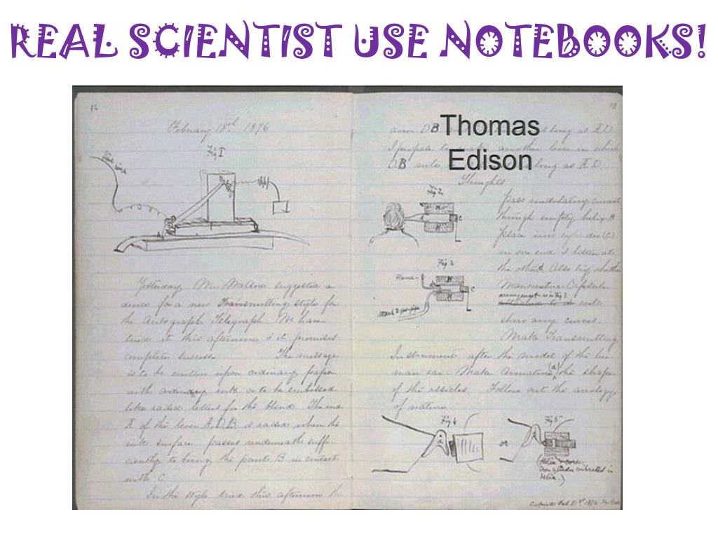 PPT Scientist Notebooks! PowerPoint Presentation, free download ID