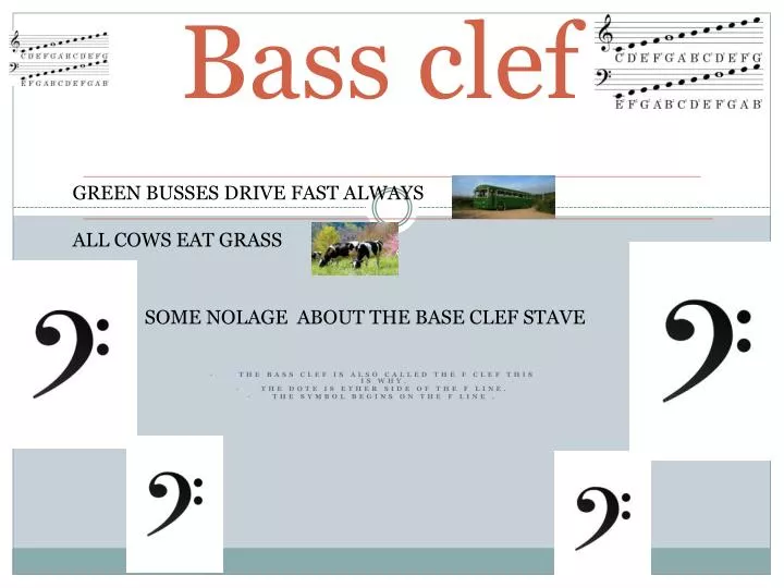 bass clef n.